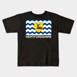 Hertfordshire County Flag - England Kids T-Shirt